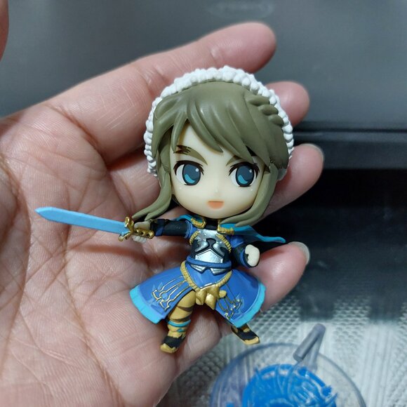 Anime Cutie Brave Princess With Sword and Dragon Super Cute Decor Figurine - Picture 5 of 9